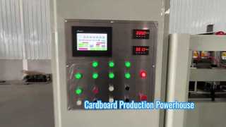 Obejrzyj: Podwójna ścianka do prezentacji linii produkcyjnej tektury falistej w kształcie łuku