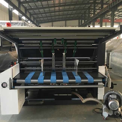 Półautomatyczna maszyna do laminowania fletów PLC do tektury falistej