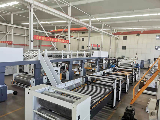 Linia do produkcji tektury falistej Gerun 300-2500 typu pięciowarstwowego