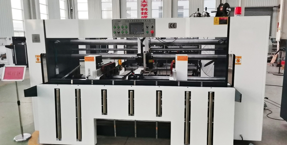 PLC dwuczęściowa półautomatyczna maszyna do zszywania pudeł kartonowych