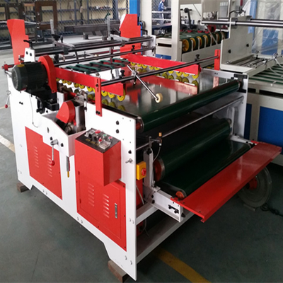 Półautomatyczna sklejarka fleksograficzna Kolorowe pudełko Pojedyncza strona 2000 mm 3,2 kW