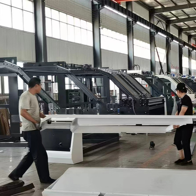 1300x1250mm Semi Auto Flute Laminator Jednostronna tektura falista