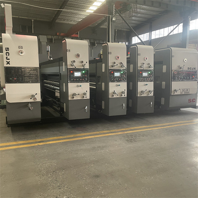 1-6 Kolory Włóknowane Flexo Drukarka Chrom Płaty Prędkość druku 100-300m/min