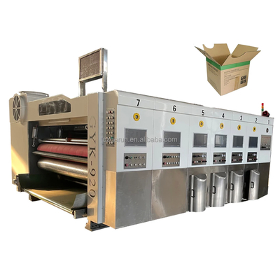 1-6 Kolory Włóknowane Flexo Drukarka Chrom Płaty Prędkość druku 100-300m/min