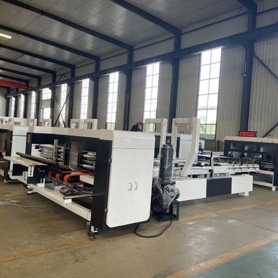 Jumbo rozmiar tablicy falistej Automatyczny folder Gluer Machine Cały komputer regulować