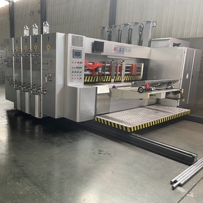 Wysokiej prędkości złożowy wypełniacz krawędzi Automatyczny drukarka flexo Slotter Die Cutter Walcowane pudełko