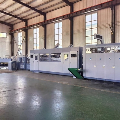 FFG Flexo Druk składany Gluer Case Making Machine CNC System sterowania