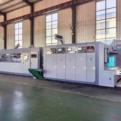 Wysokiej częstotliwości skrzynki korekcji FFG Flexo Drukowanie składane Gluer Case Making Machine