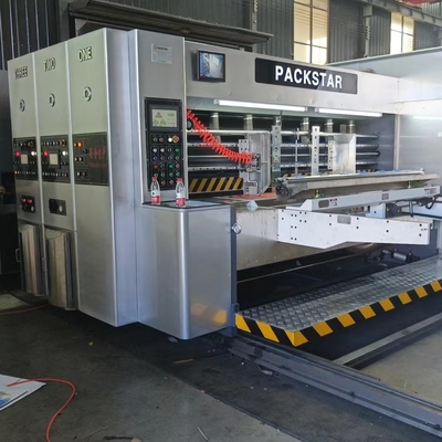 Półautomatyczna fabryka maszyn do produkcji pudeł z tektury falistej w 2 kolorach