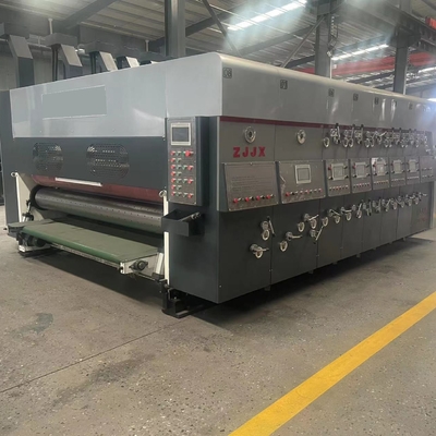 Semi Auto 2 Color Carton Box Maker Machine Wide Web Flexo Press
