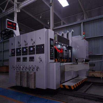 Automatyczna maszyna do fleksograficznego druku, nacinania i wykrawania 2800 do pudełek kartonowych