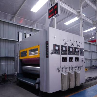 Automatyczna maszyna do fleksograficznego druku, nacinania i wykrawania 2800 do pudełek kartonowych