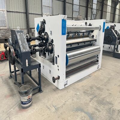 Linia produkcji tektury falistej ISO Elektryczna jednoosobowa maszyna falista