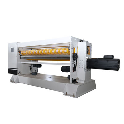 Linia produkcyjna tektury falistej 5-warstwowej 100 mm z systemem sterowania PLC zapewniającym produkcję i spójny produkt, nóż NC