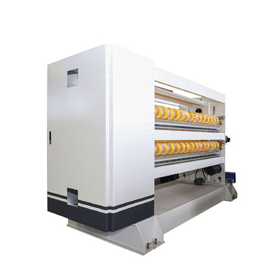 Dokładność ±1 mm Podwójny cięcia NC linii produkcyjnej kartonu falistego sterowanie komputerowe Helical Cross Cutter i system sterowania PLC