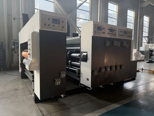 Automatyczna maszyna do drukowania flexo z kartonem falistym z prędkością 100-130 m/min