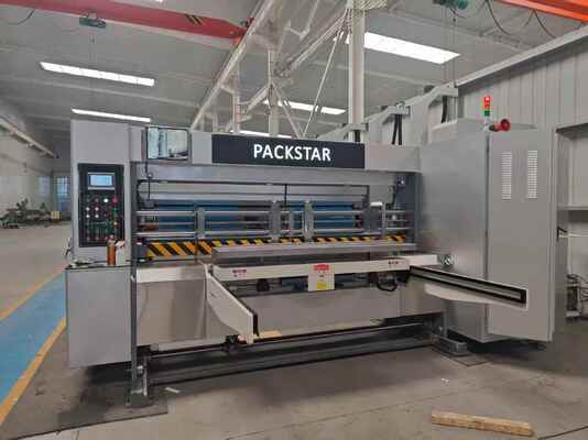 Automatyczna maszyna do drukowania Flexo z prędkością 100-130 m/min i 7-calowy kolorowy ekran dotykowy HMI