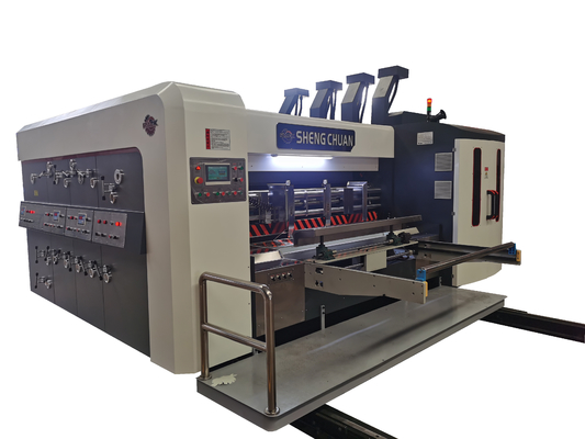 Flexo Printer Slotter Die-Cutter Stacker Maszyna do tektury falistej Flexo Printer