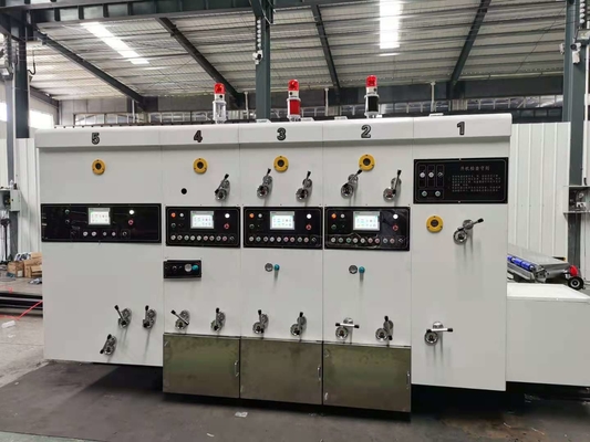 Flexo Printer Slotter Die Cutter Maszyna do pudeł z tektury falistej