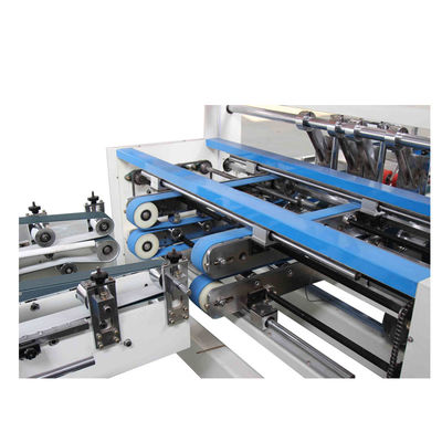 Automatyczny folder Gluer Stitcher dla 3 i 5 Ply Karton z sterowaniem PLC i 200m/min prędkość klejenia
