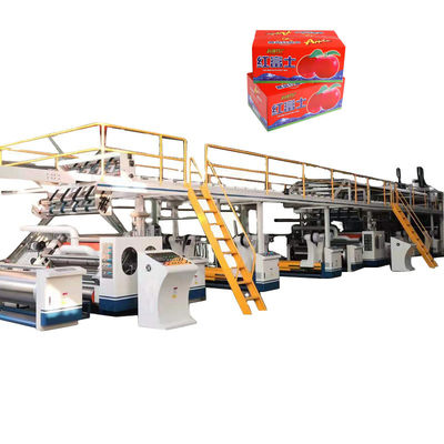 Tektura 5-warstwowa automatyczna linia do pakowania kartonów Single Facer