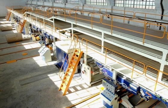Linia do produkcji tektury falistej 3/5/7 warstw Automatyczna wysoka prędkość