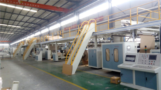 Linia do produkcji tektury falistej o podwójnej ściance 2200 mm A Flet